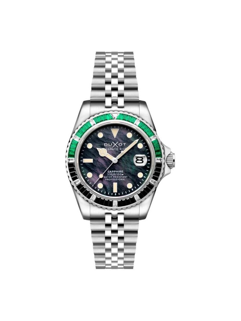Nwt Duxot Atlantica 40 Rainbow Automatic Black Dial Mens Watch